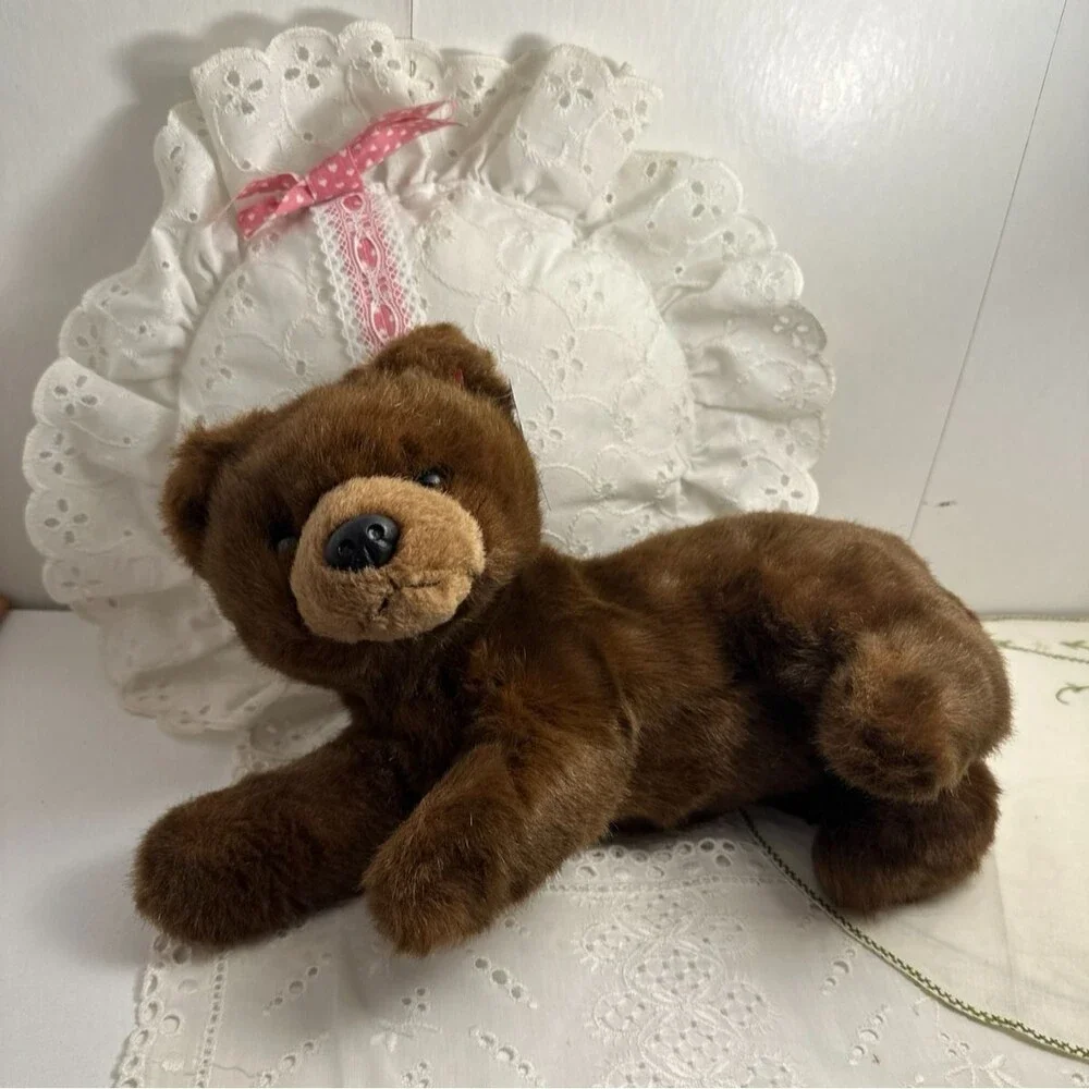 Ty Classic Brown Teddy Bear Plush Stuffed Animal Vintage